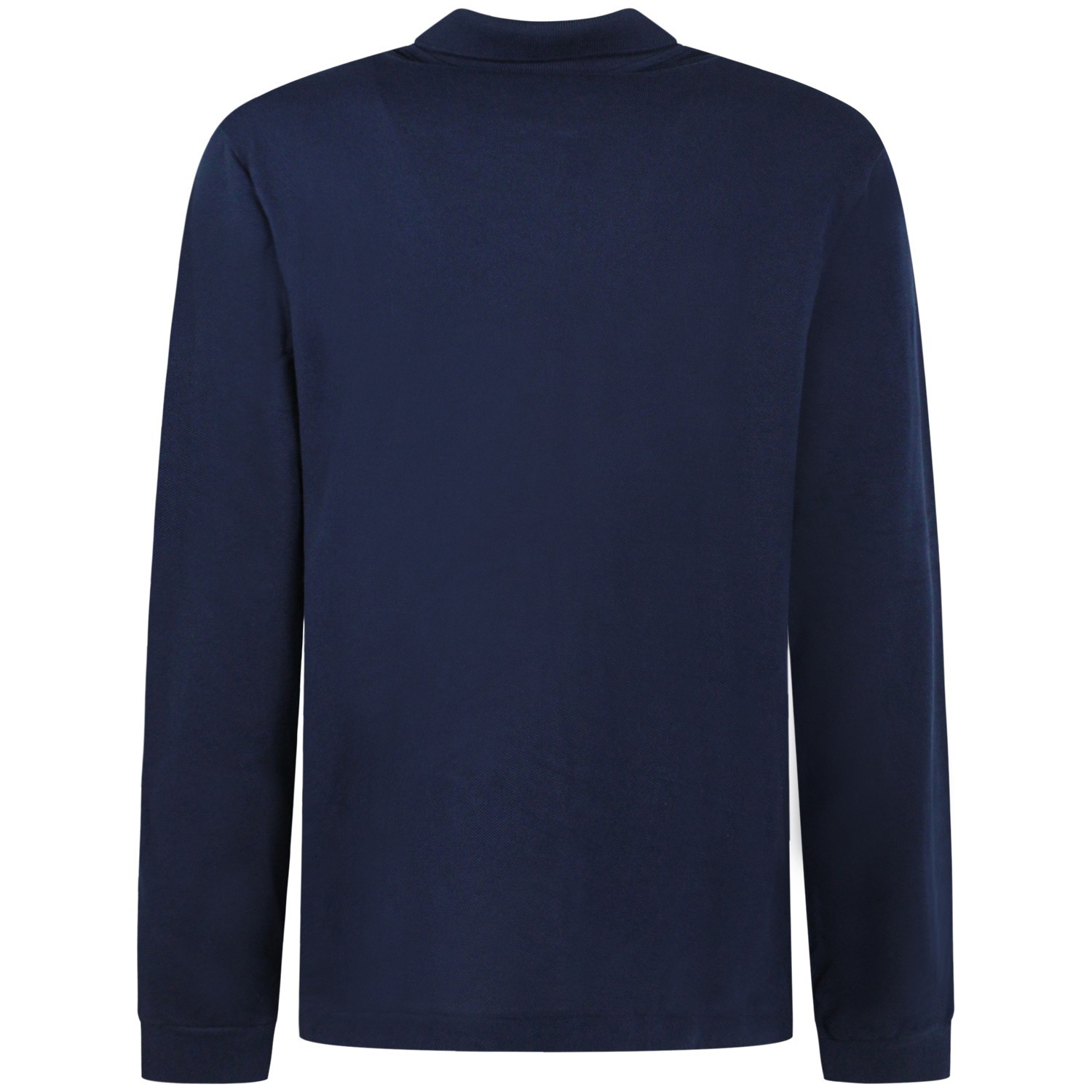 Polo blu a manica lunga per uomo 2