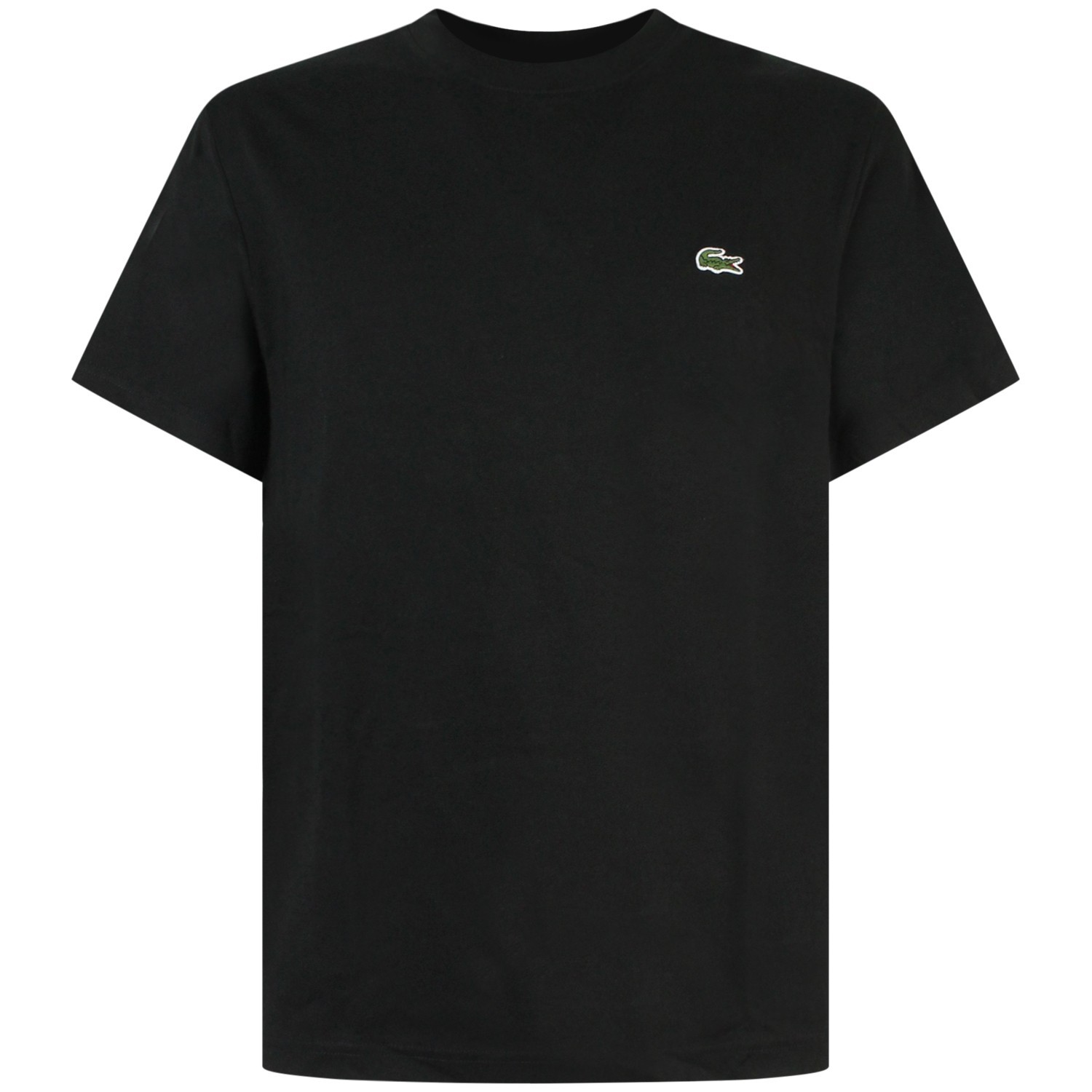T-shirt nera con mini logo per uomo