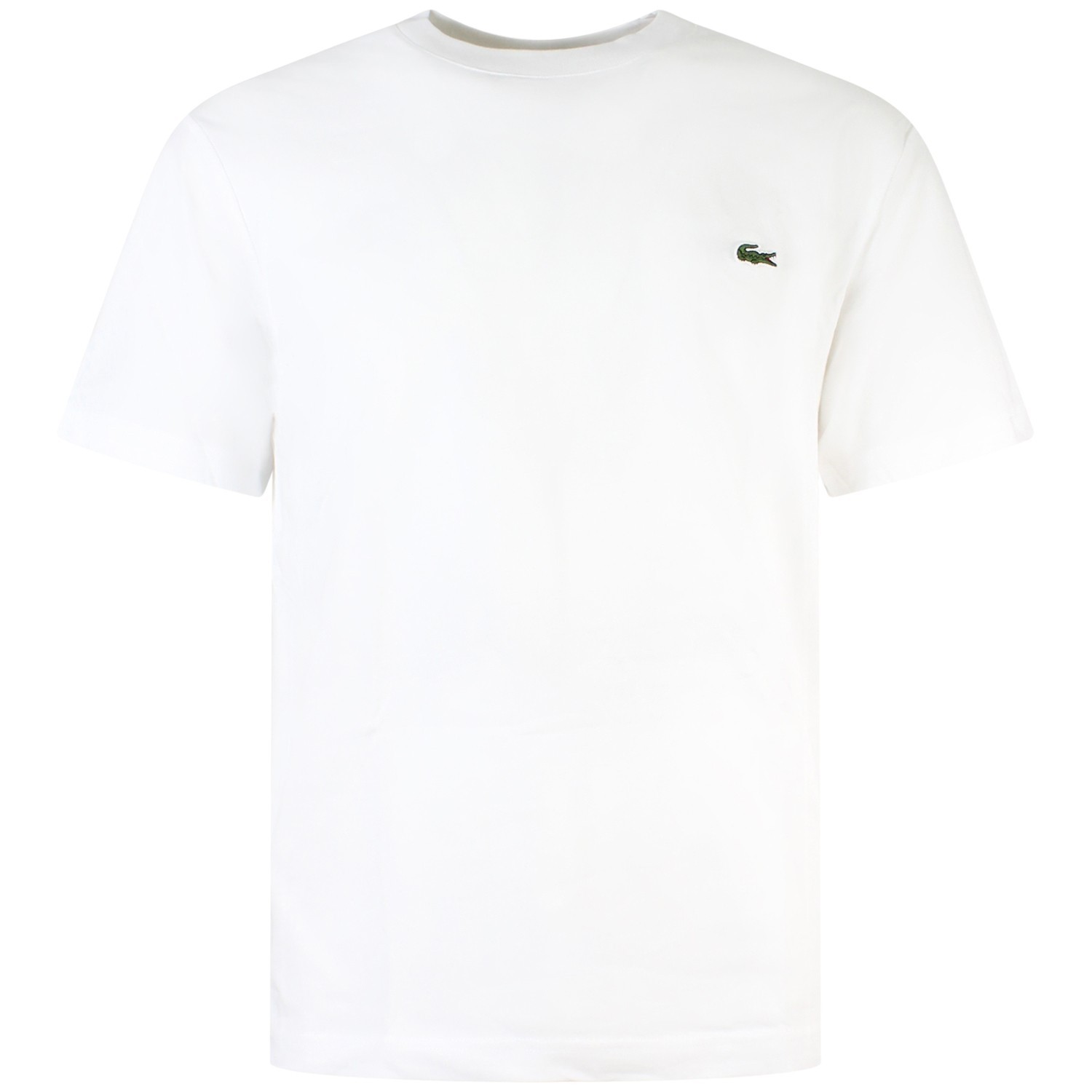 T-shirt bianca con mini logo per uomo