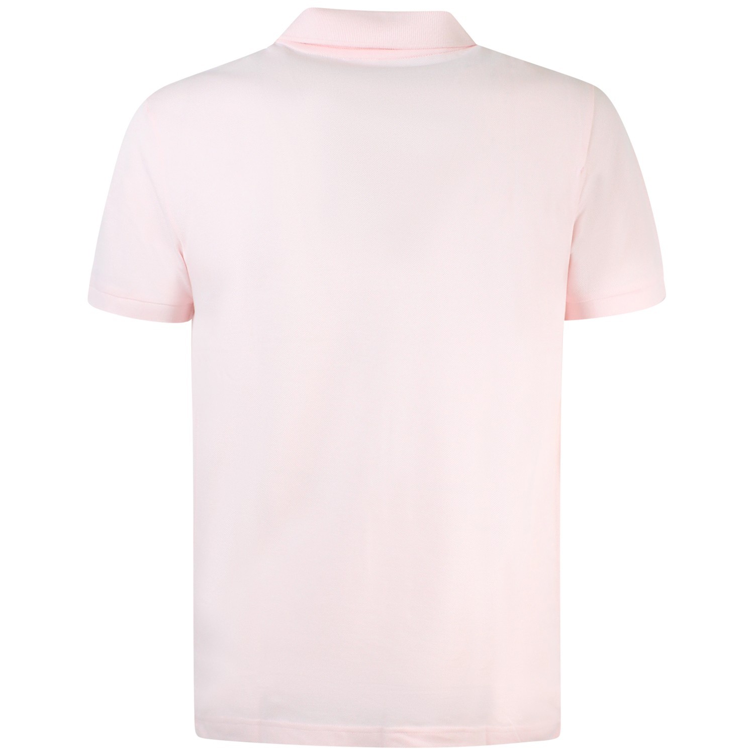 Polo rosa con mini logo slim fit per uomo 2