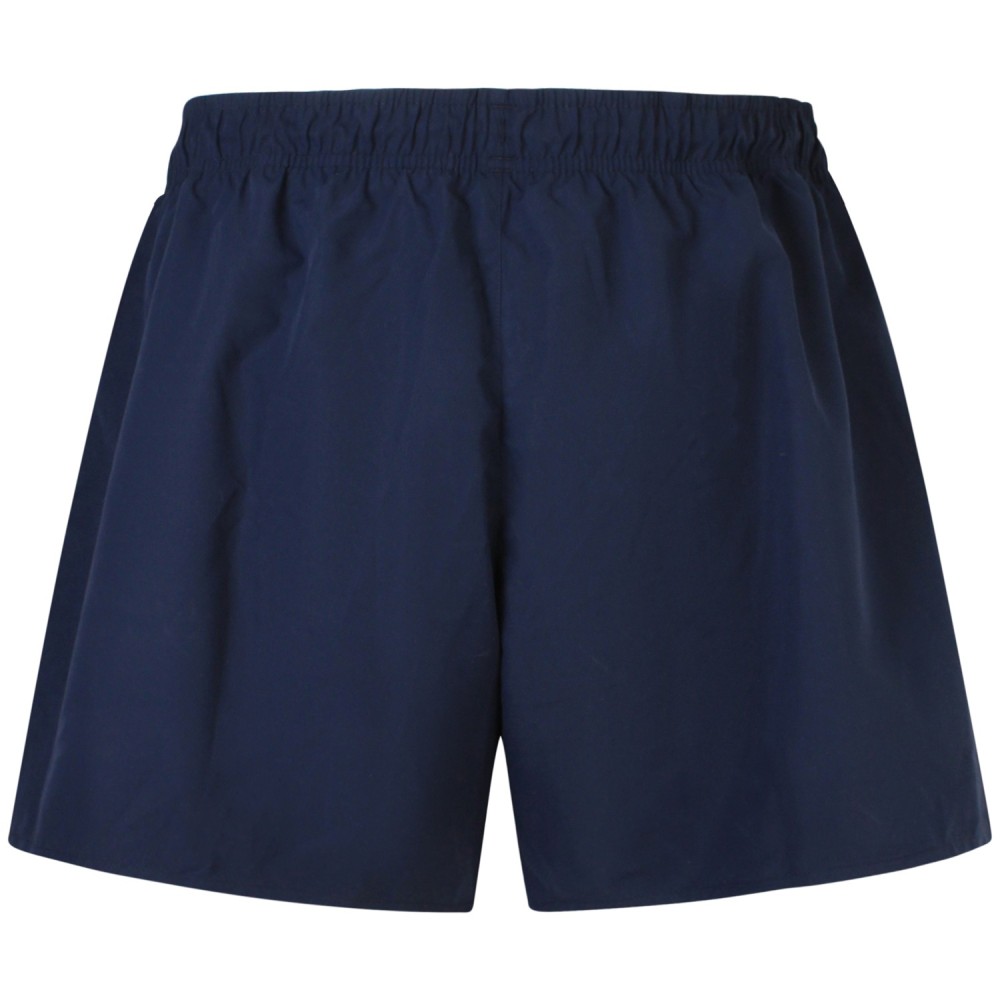 Shorts mare blu con mini logo per uomo