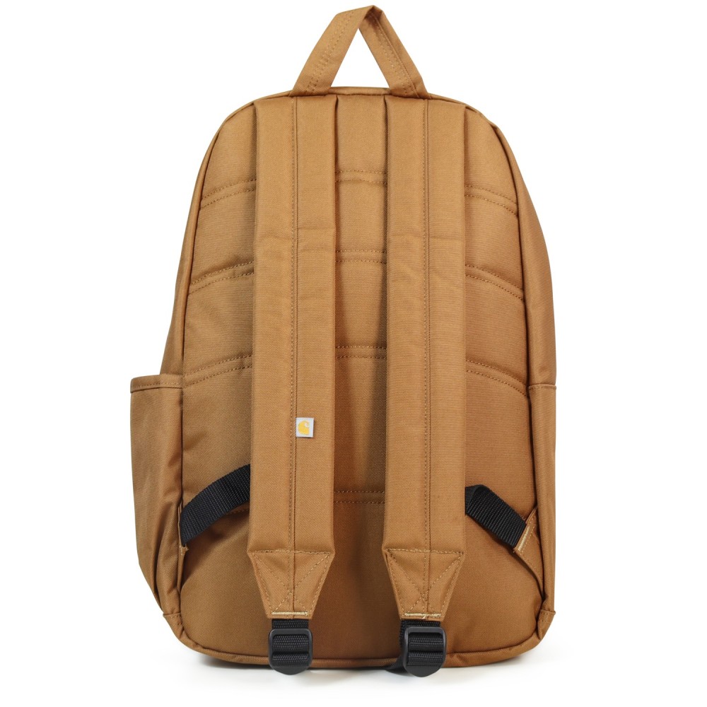 Zaino marrone con mini logo per uomo