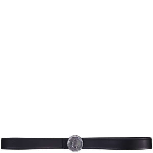 Cintura nera reversibile per uomo