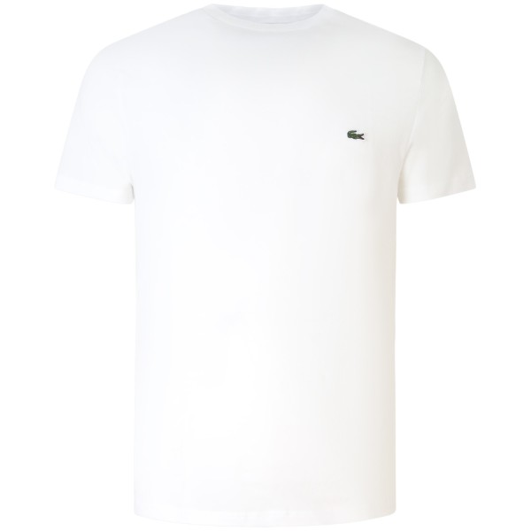 T-shirt bianca con mini logo per uomo