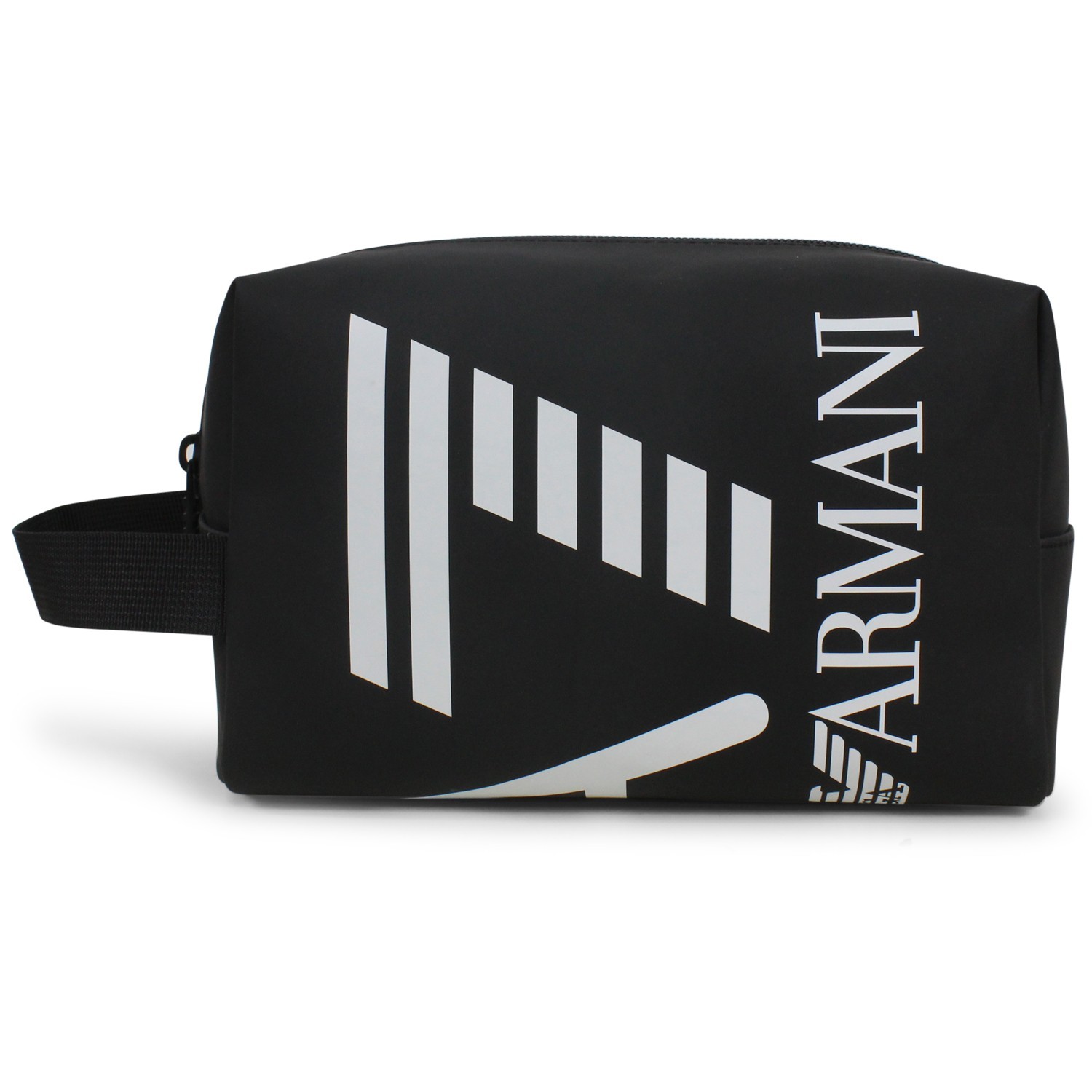 Pochette nera con logo per uomo 2