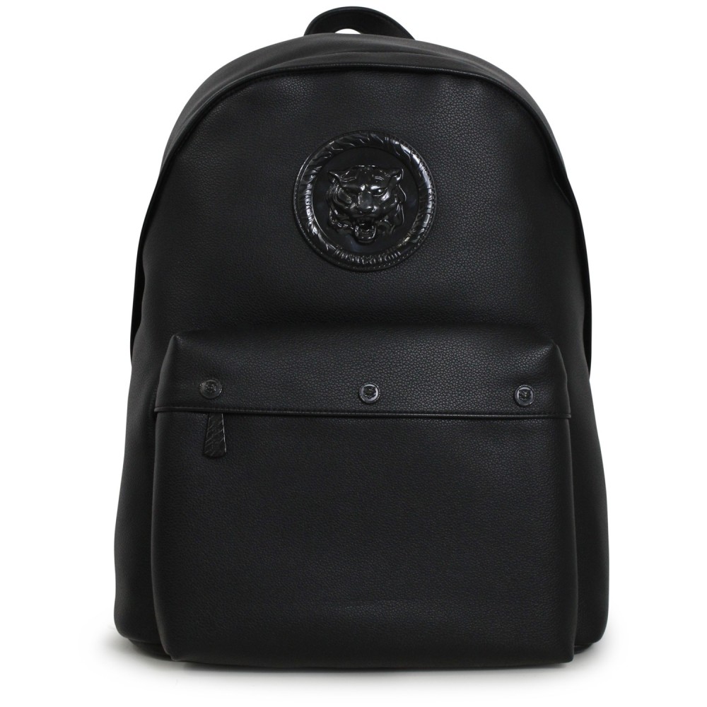 Zaino nero con logo per uomo