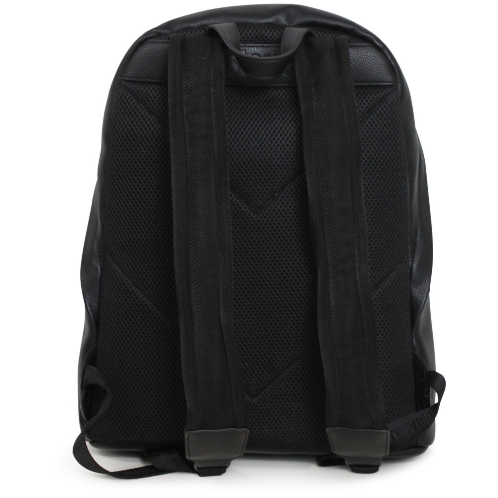 Zaino nero con logo per uomo