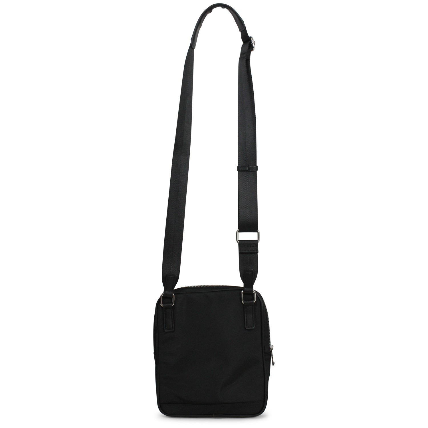 Tracolla nera con mini logo per uomo 2