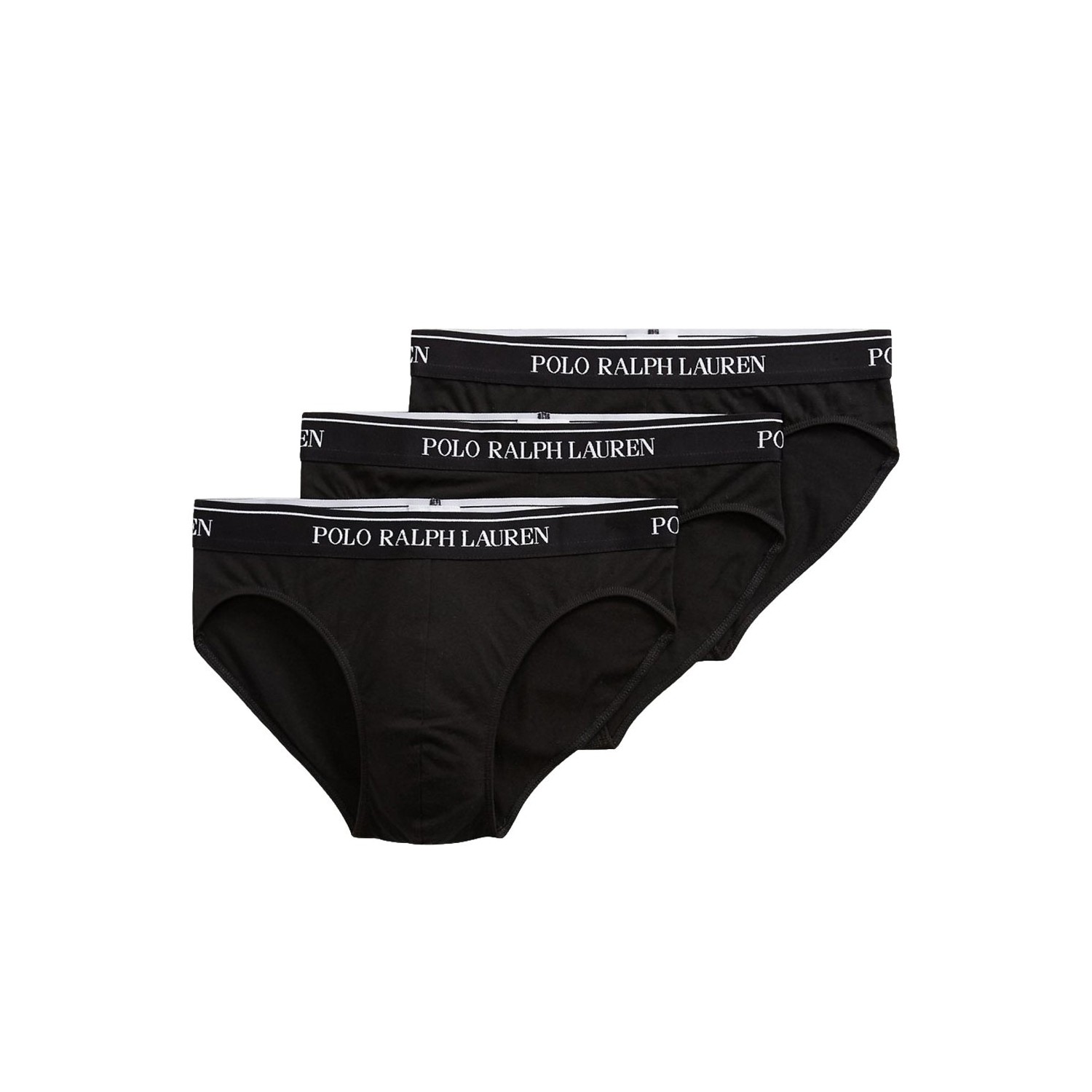 Slip nero 3-Pack per uomo