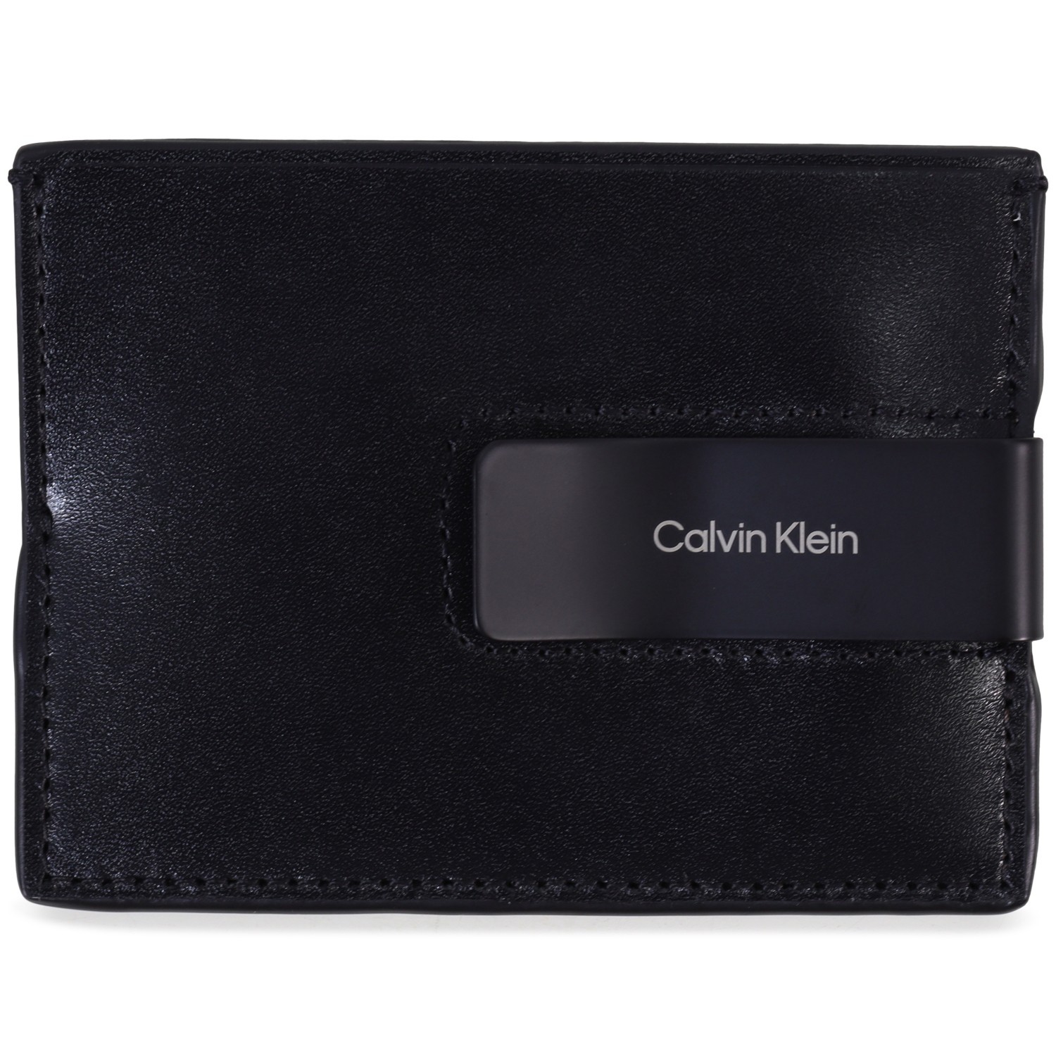 Portacarte nero con mini logo per uomo