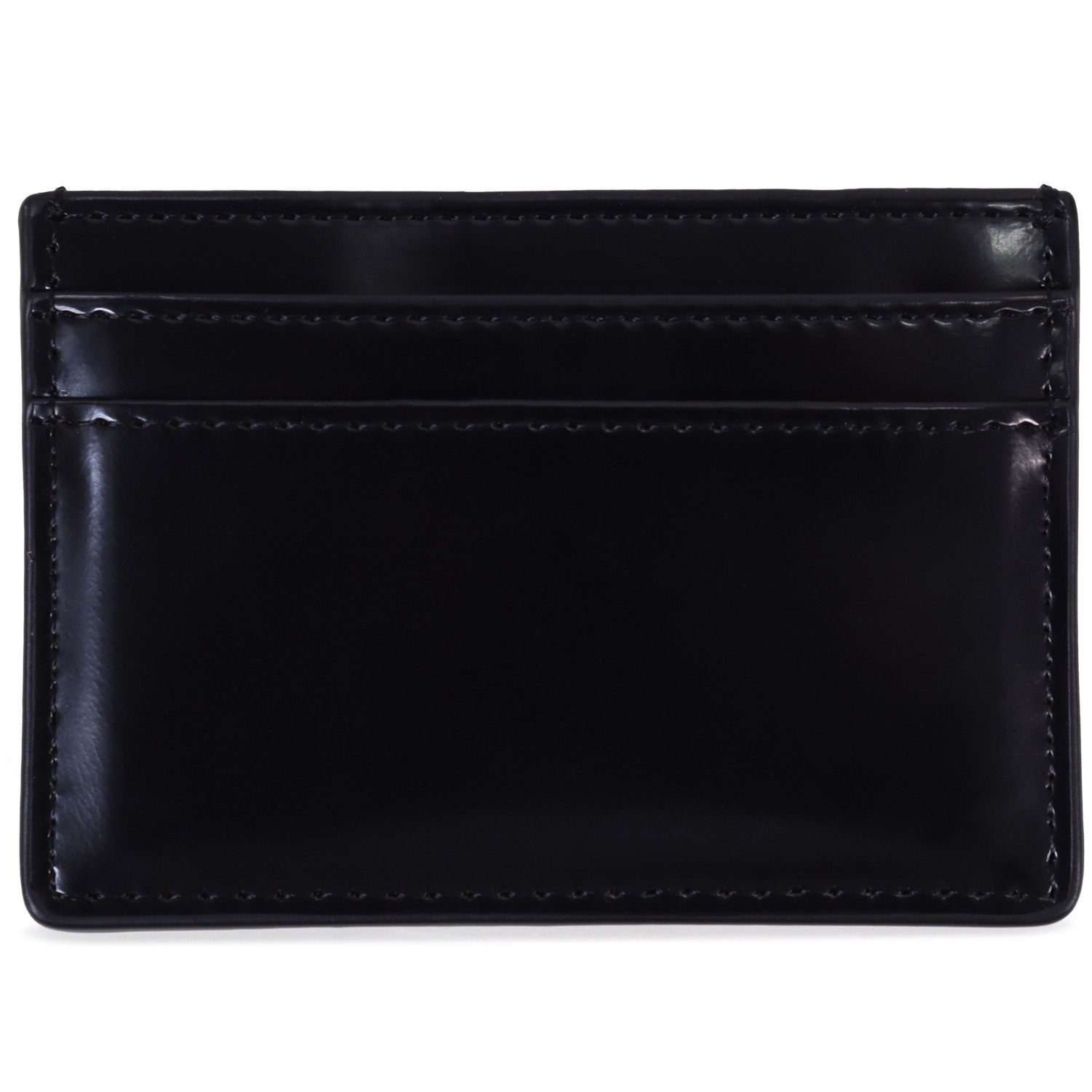 Portacarte nero con mini logo per uomo 2