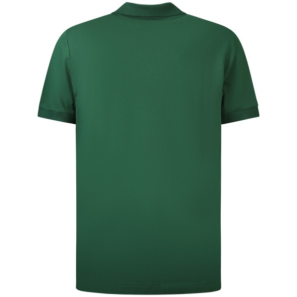 Polo verde classic fit per uomo