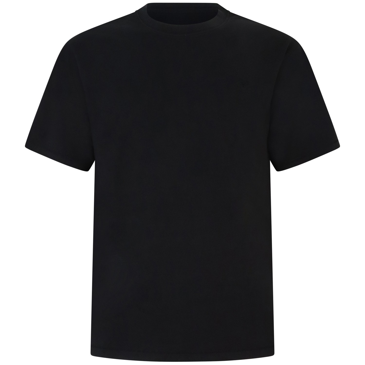 T-shirt nera con mini logo per uomo