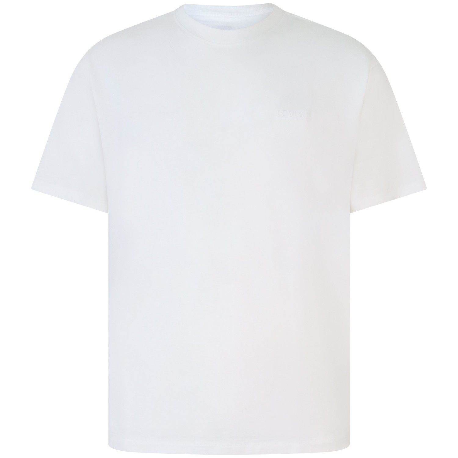 T-shirt bianca con mini logo per uomo