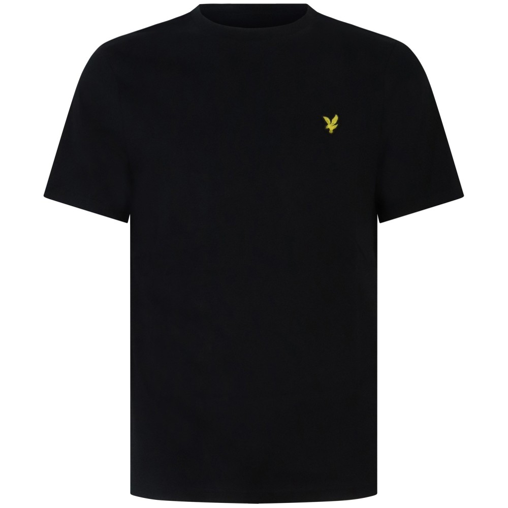 T-shirt nera con mini logo per uomo