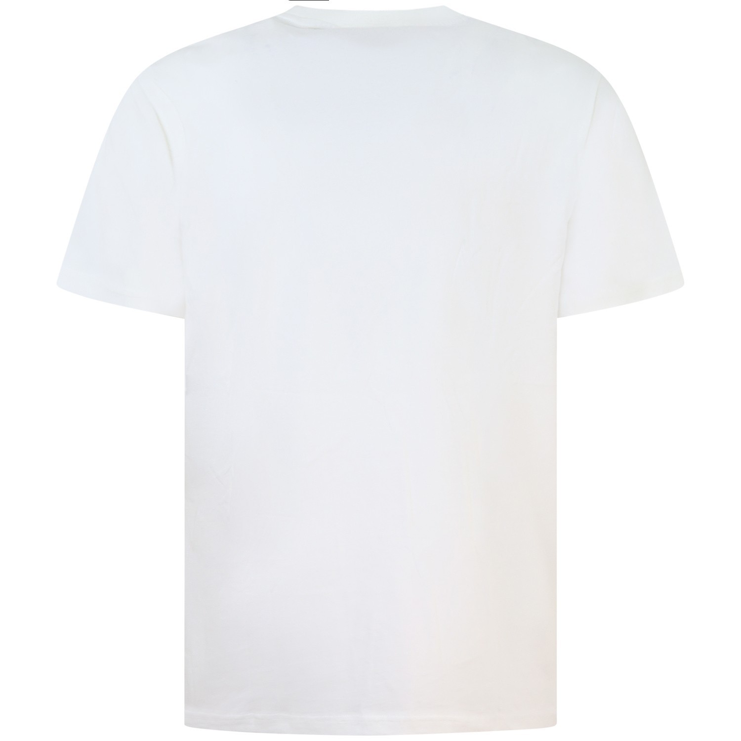 T-shirt bianca con mini logo per uomo 2