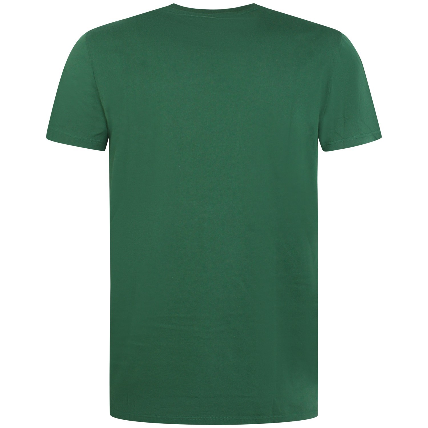 T-shirt verde con mini logo per uomo 2