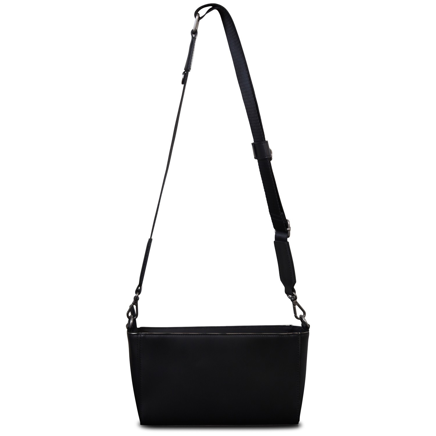 Pochette marrone con logo per uomo