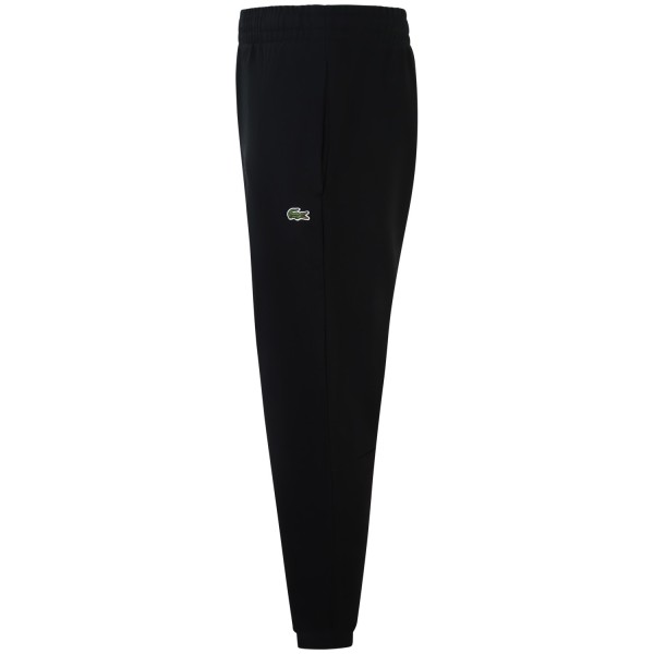 Pantalone tuta nero con mini logo per uomo