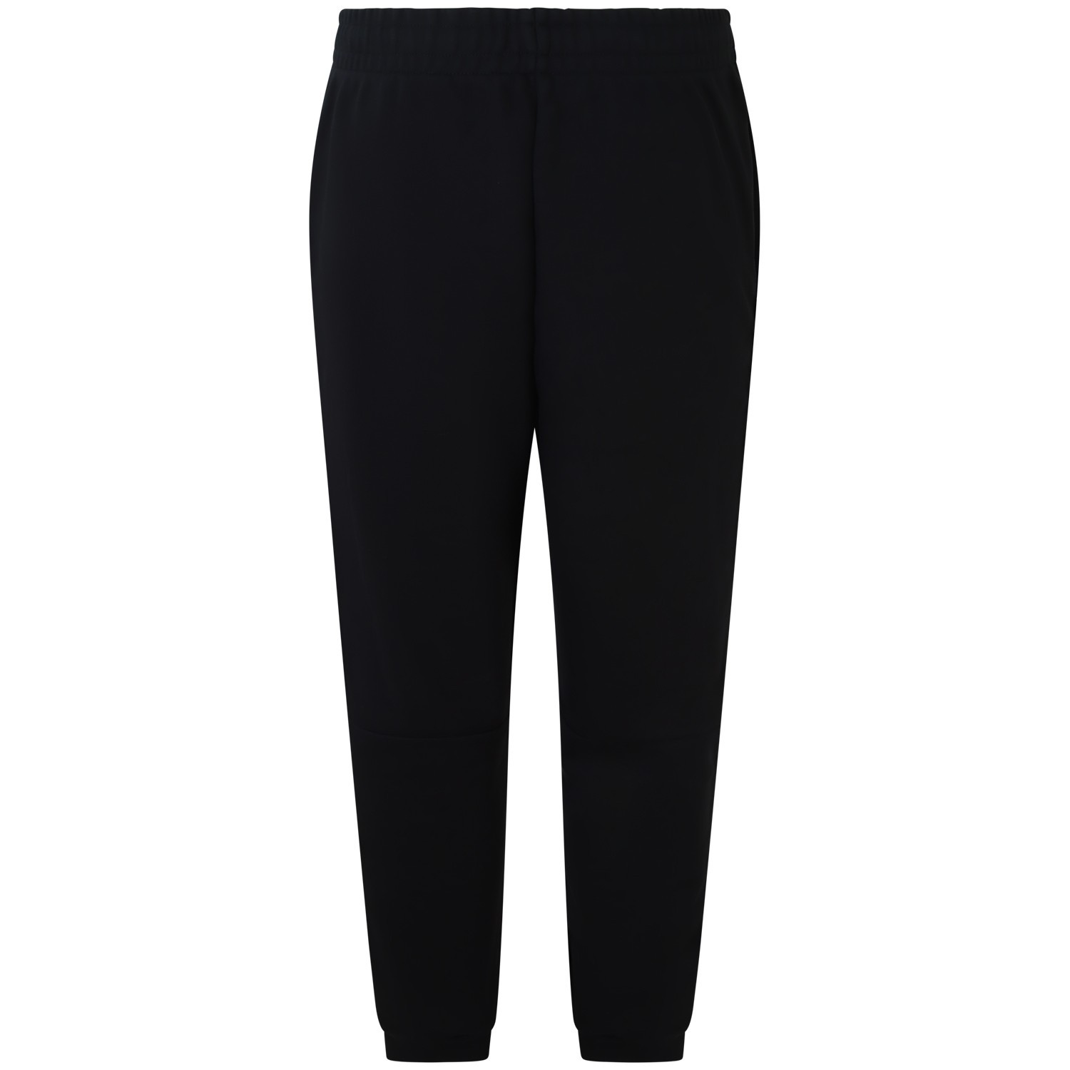 Pantalone tuta nero con mini logo per uomo