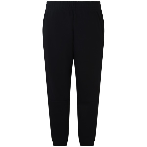 Pantalone tuta nero con mini logo per uomo