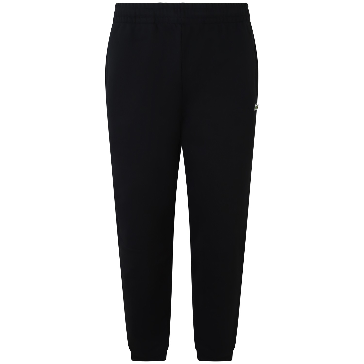 Pantalone tuta nero con mini logo per uomo