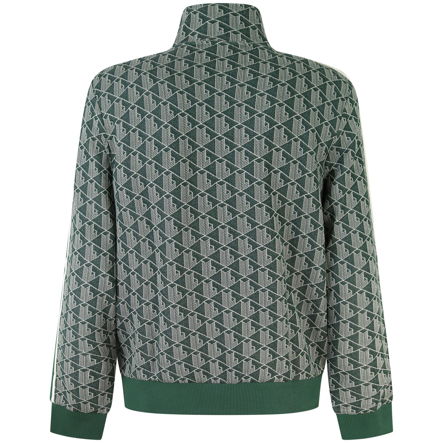 Felpa verde con zip  per uomo 2