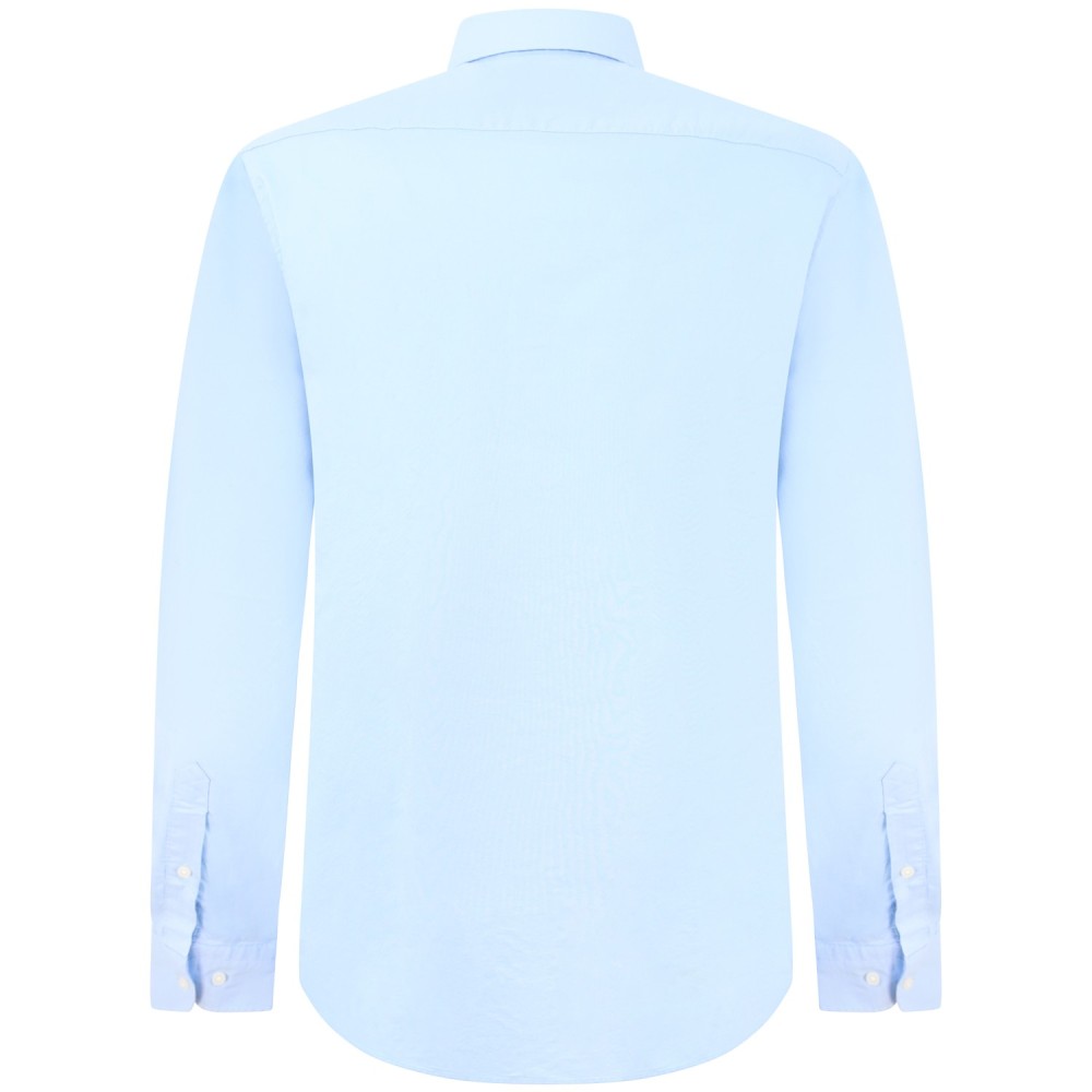 Camicia  celeste  per uomo