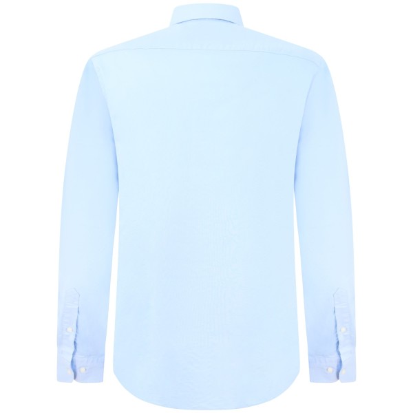 Camicia  celeste  per uomo