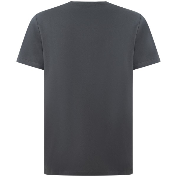 T-shirt grigia con logo per uomo