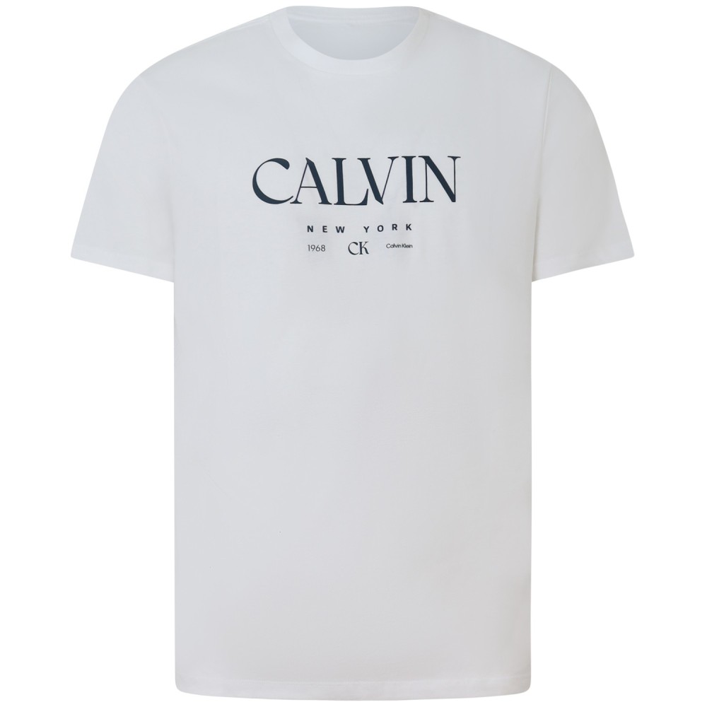 T-shirt bianca con logo per uomo