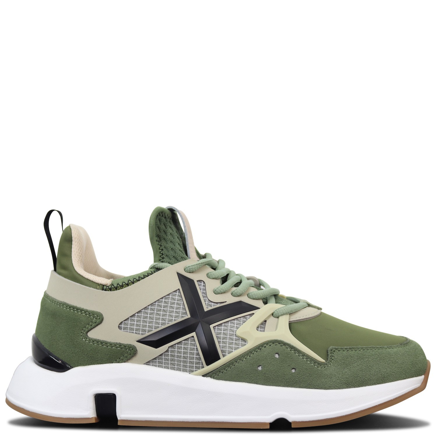 Sneakers verde 'CLICK 109' per uomo