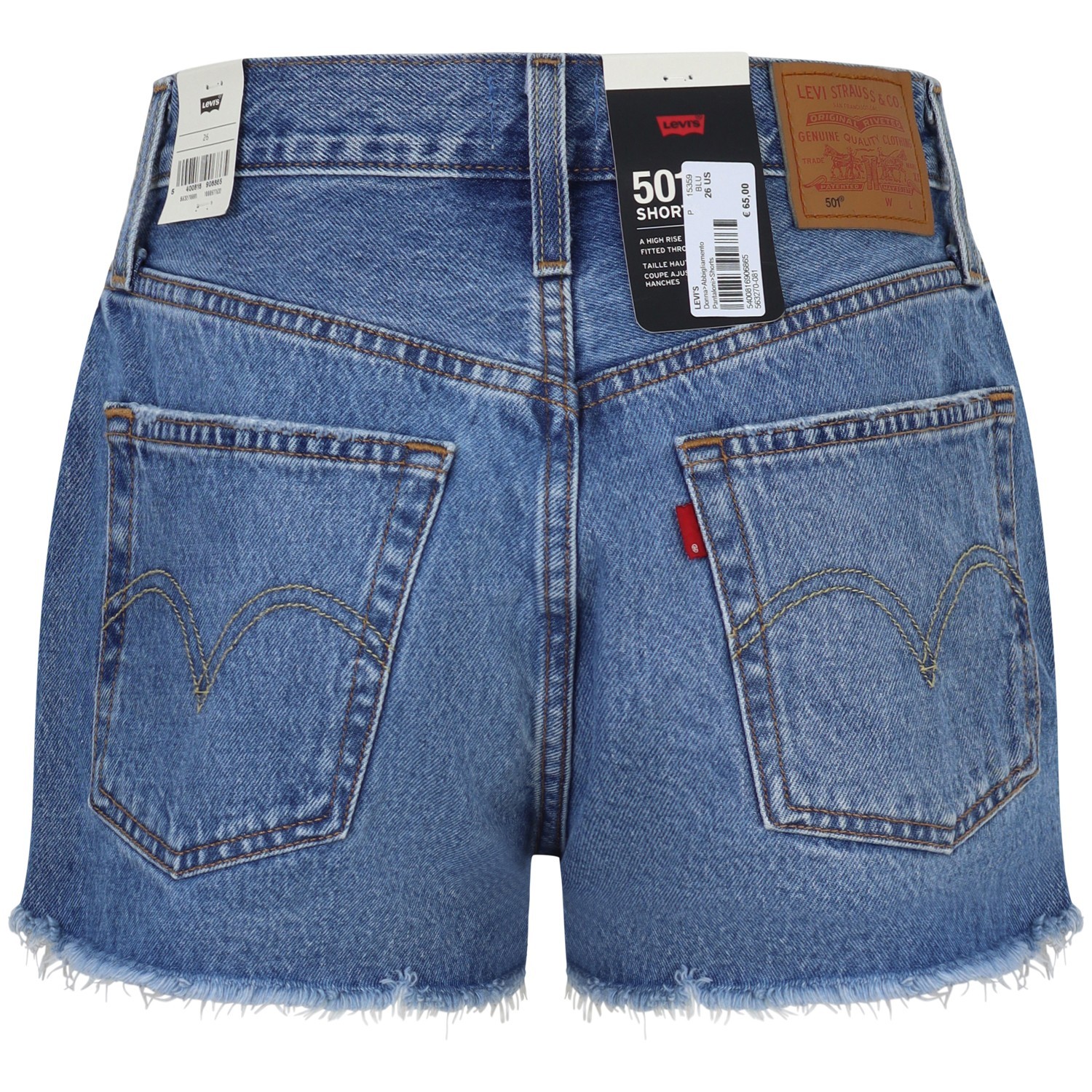 Shorts blu '501'  per donna 2