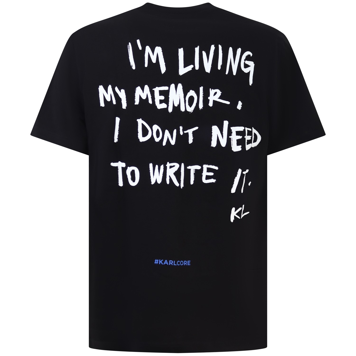 T-shirt nera con stampa per uomo 2