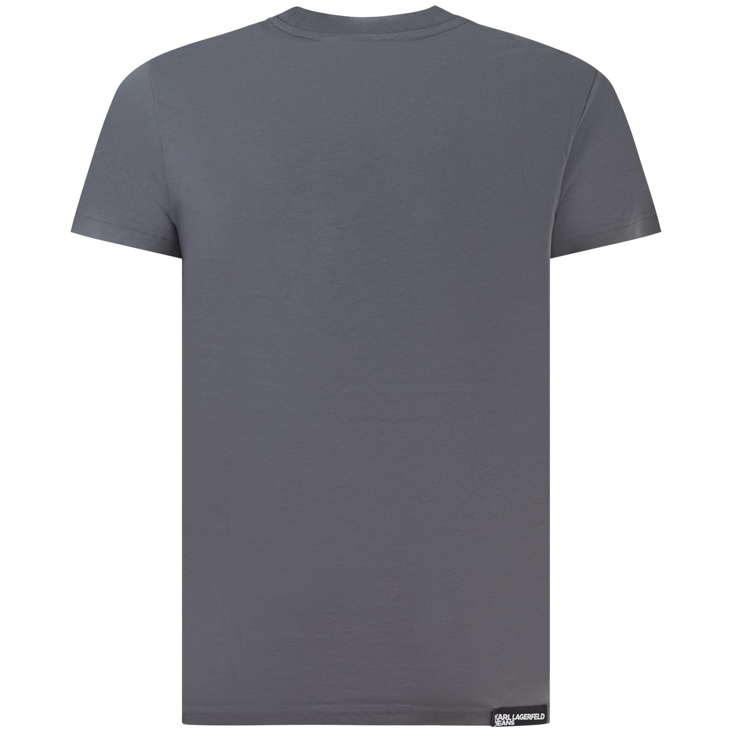 T-shirt grigia con mini logo per uomo 2