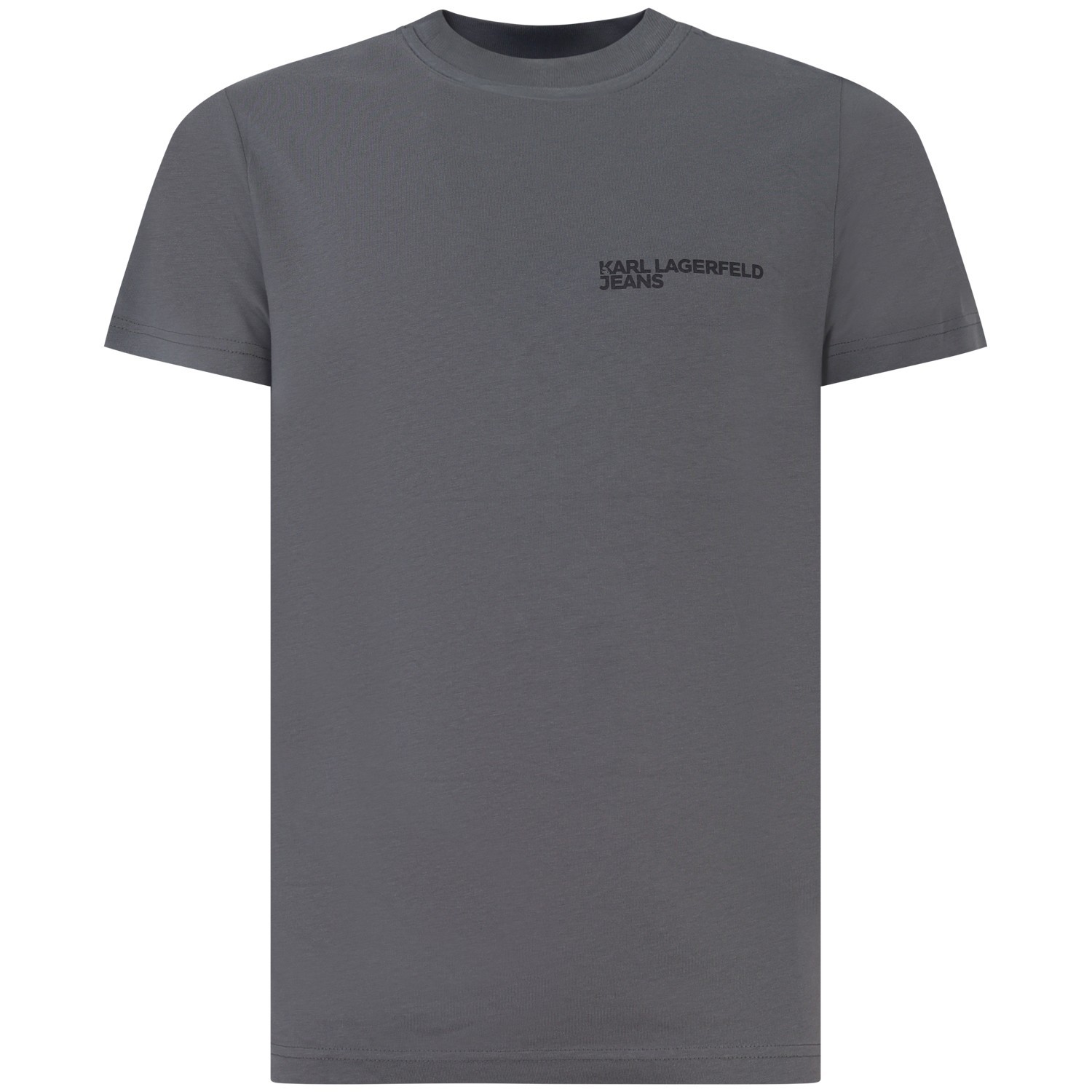 T-shirt grigia con mini logo per uomo