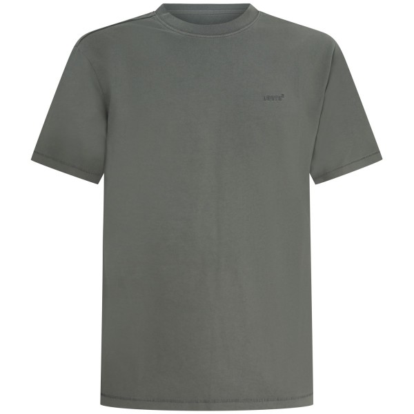 T-shirt verde con mini logo per uomo
