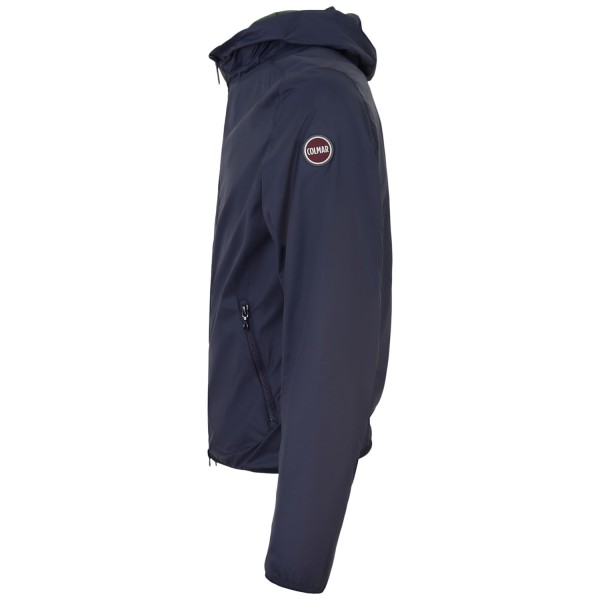 Giubbotto reversibile blu-verde per uomo