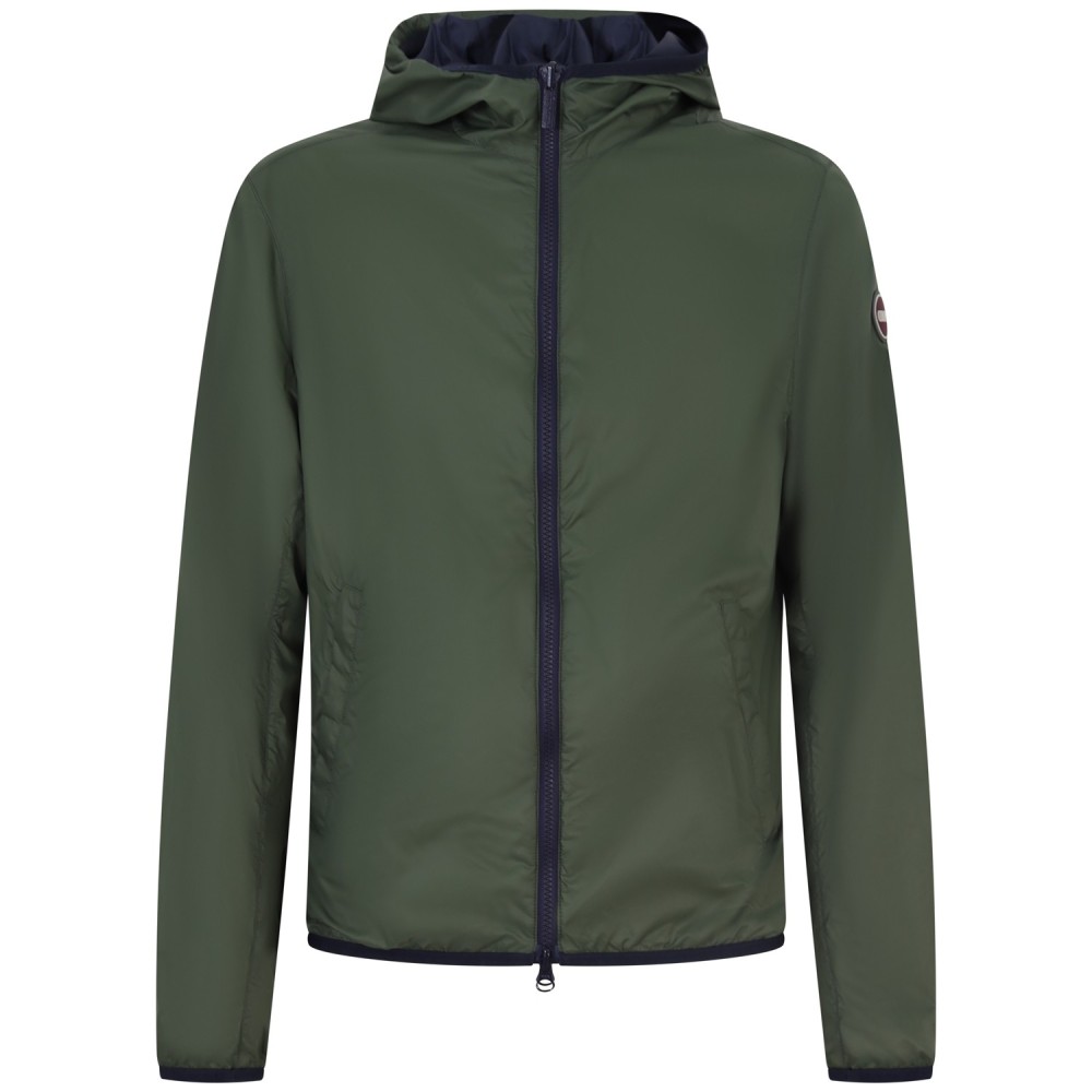 Giubbotto reversibile blu-verde per uomo