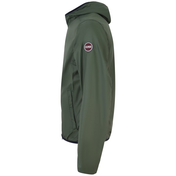 Giubbotto reversibile blu-verde per uomo