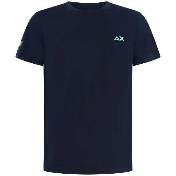T-shirt blu per uomo