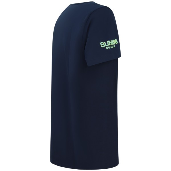 T-shirt blu per uomo