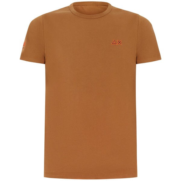 T-shirt marrone per uomo