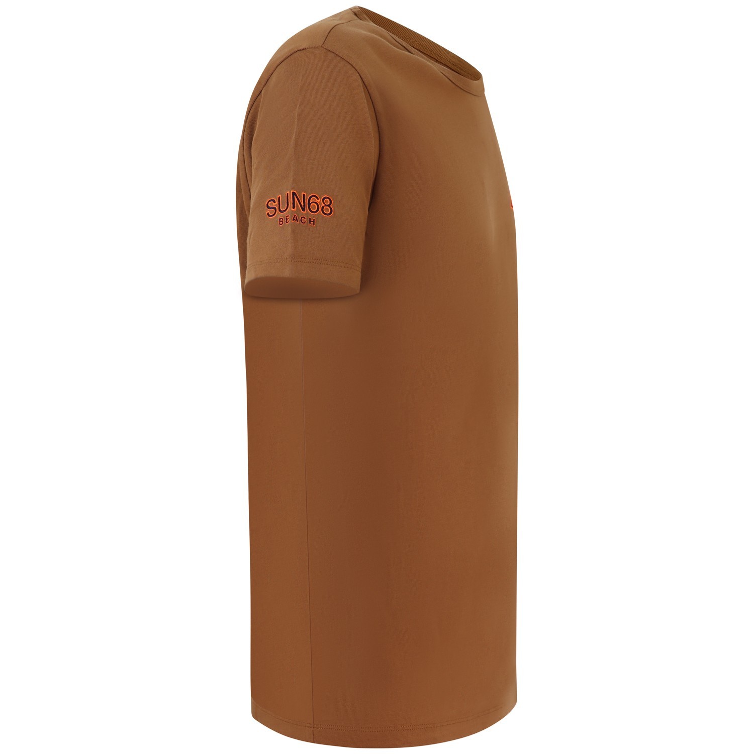 T-shirt marrone per uomo 2