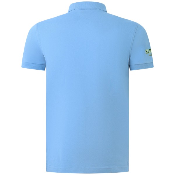 Polo celeste per uomo