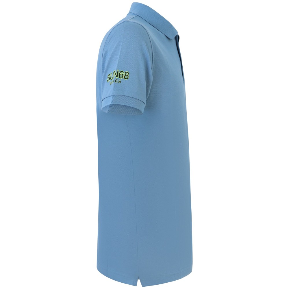 Polo celeste per uomo