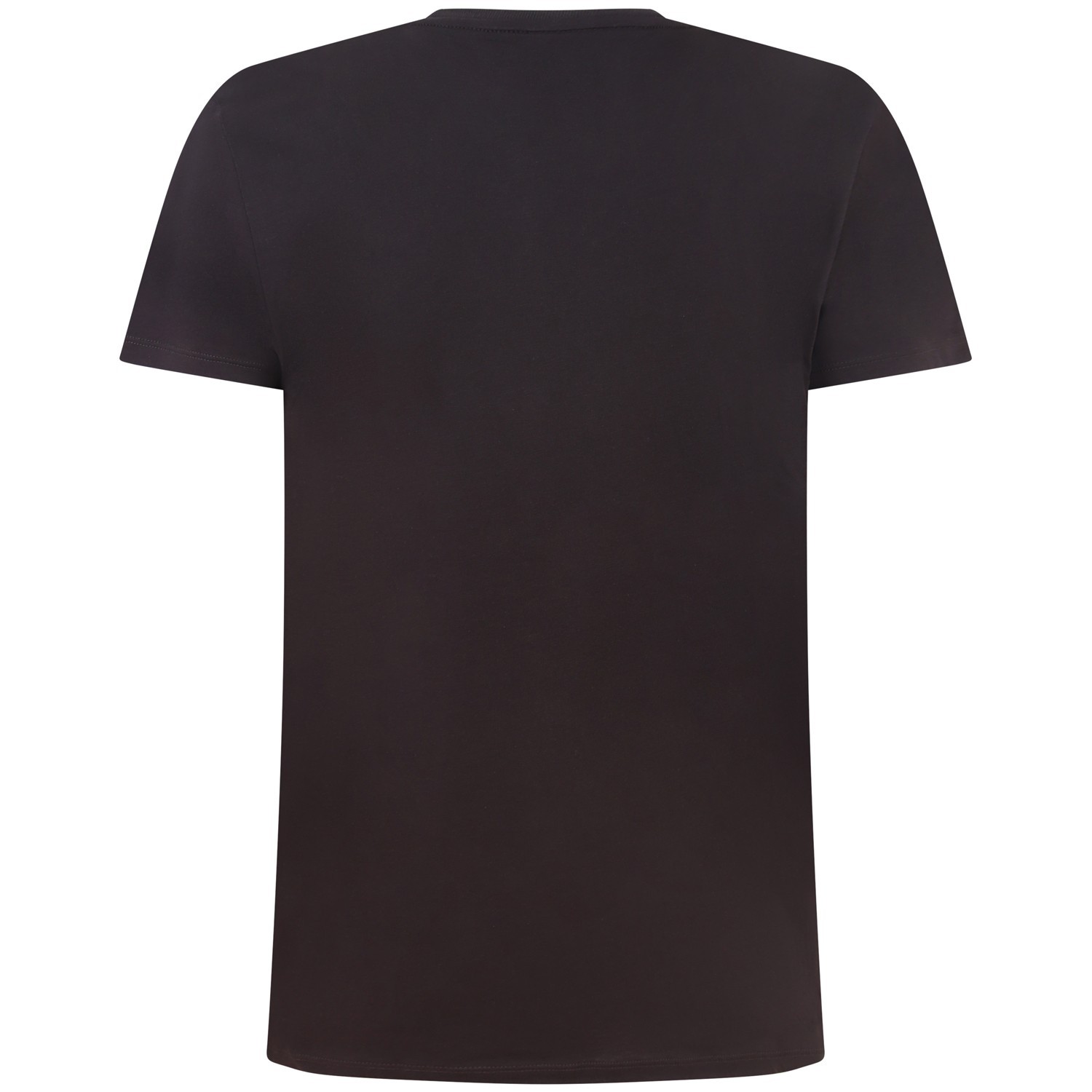 T-shirt marrone con mini logo per uomo 2