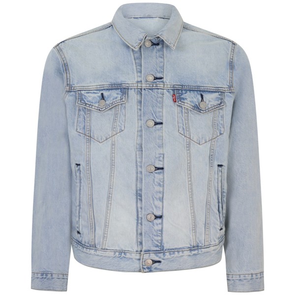 Giubbotto in jeans chiaro per uomo