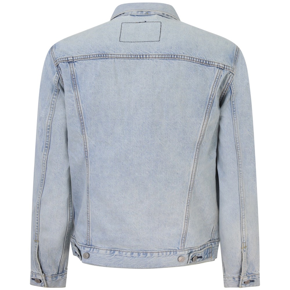 Giubboto in jeans chiaro per uomo