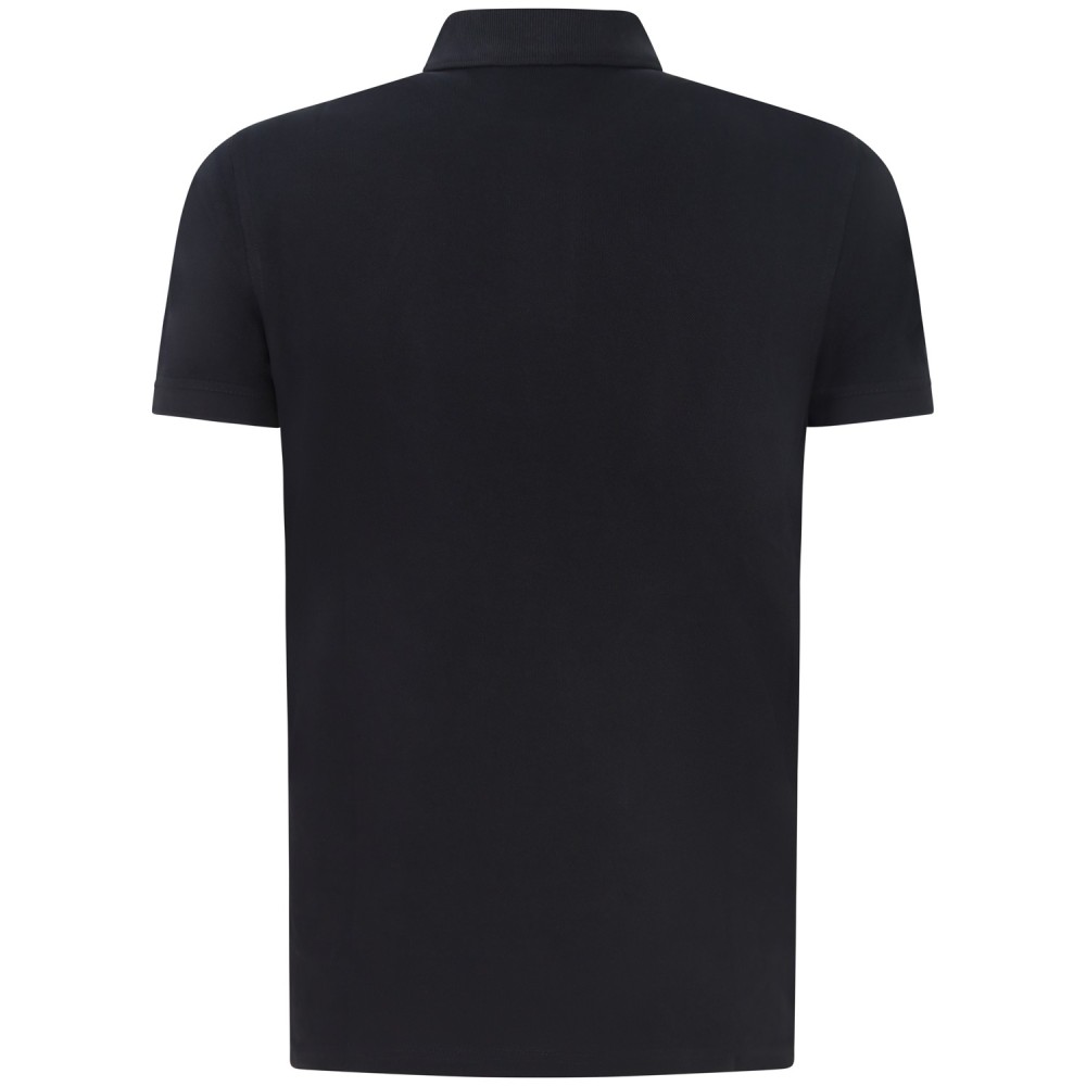 Polo nera per uomo